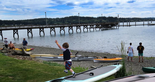 Silverdale Waterfront Park, Playground, Dock & Public Boat Launch