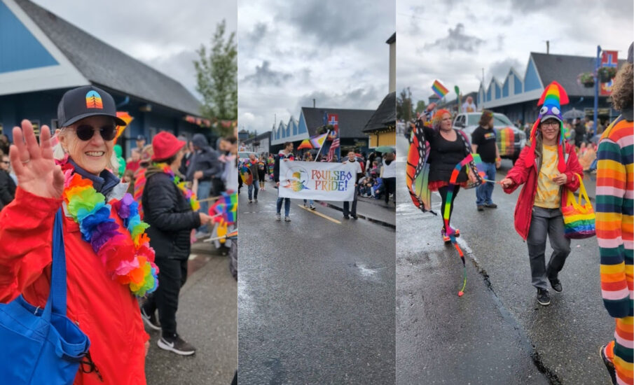 Photo of a Pride Parade on the Kitsap Peninsula