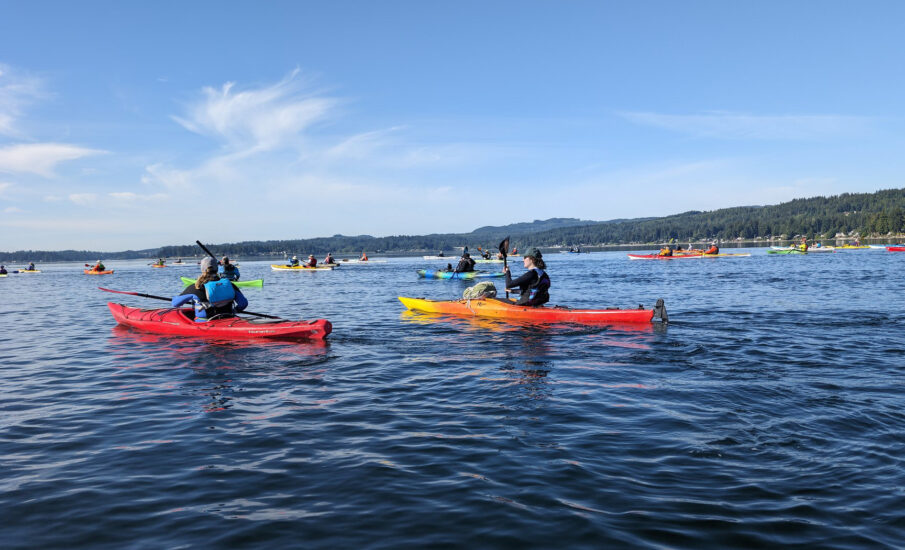 Photo of kayakers on the Kitsap Peninsula