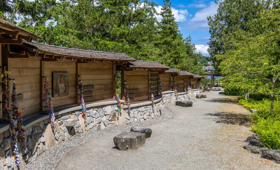 Photo of the Bainbridge Island Japanese-American Exclusion Memorial