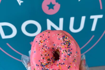 photo of donut and logo of American Donut Makers