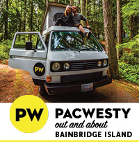 Imagoe of Pacific North Westy (Pacwesty) logo and van - Bainbridge Island, WA