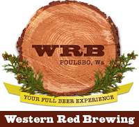 Image of Western Red Brewing logo - Poulsbo, WA