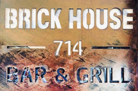 photo of Brick House 714 Bar & Grill sign