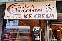 Photo of sign at Carter's Chocolates & Homemade Ice Cream - Carter & Company