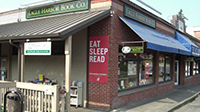 Photo of building exterior of Eagle Harbor Books
