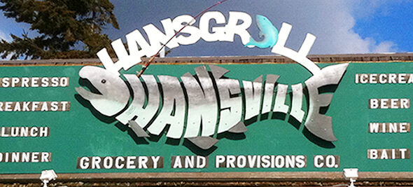 Photo of Hansville, WA Hansgrill sign