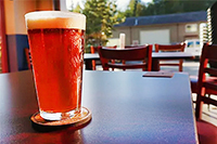 Photo of pint glass full of beer at Hood Canal Brewery