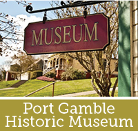 Photo of Port Gamble Historic Museum sign - Port Gamble, WA