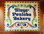 Photo of Sluys' Poulsbo Bakery sign - Poulsbo, WA