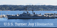 photo of the U.S.S. Turner Joy in Bremerton, WA