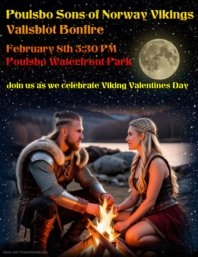 Poulsbo Sons of Norway Vikings Valisblot Bonfire