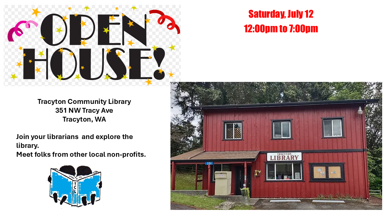 Tracyton Community Library Open House
