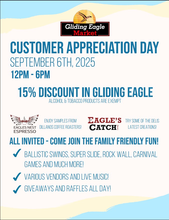 Gliding Eagle Market Customer Appreciation Day