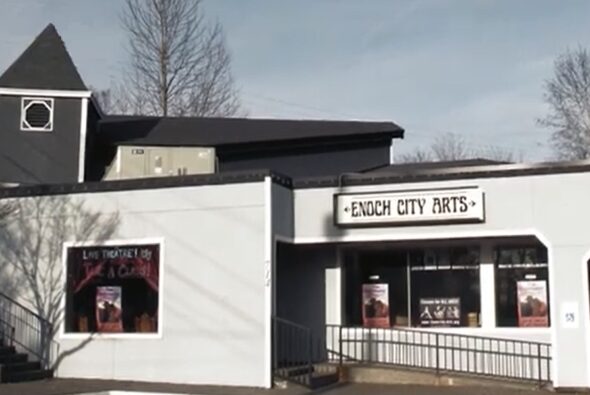 Photo of the Enoch City Arts building in Bremerton, WA.