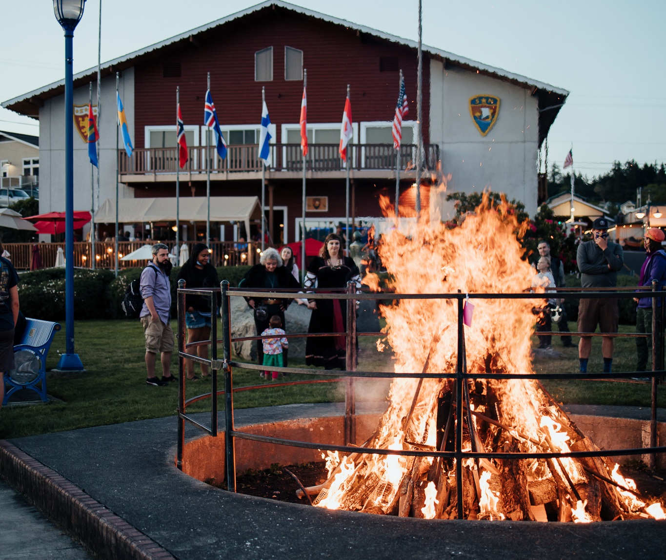 Viking Halloween Bonfire by Poulsbo Sons of Norway Vikings