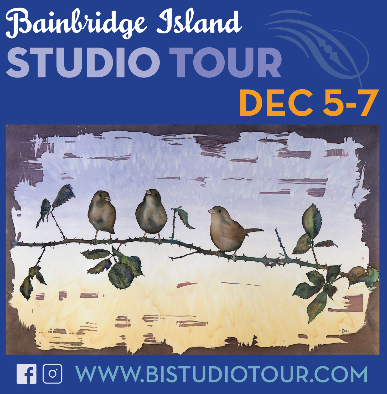 Bainbridge Island Winter Studio Tour, Dec. 5