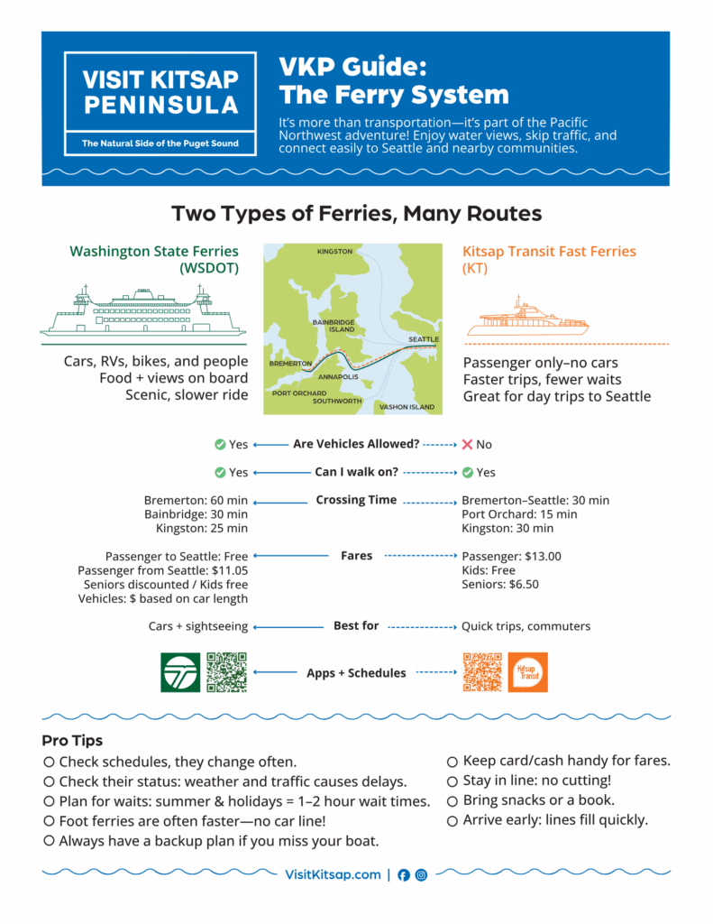 guide to use the ferries