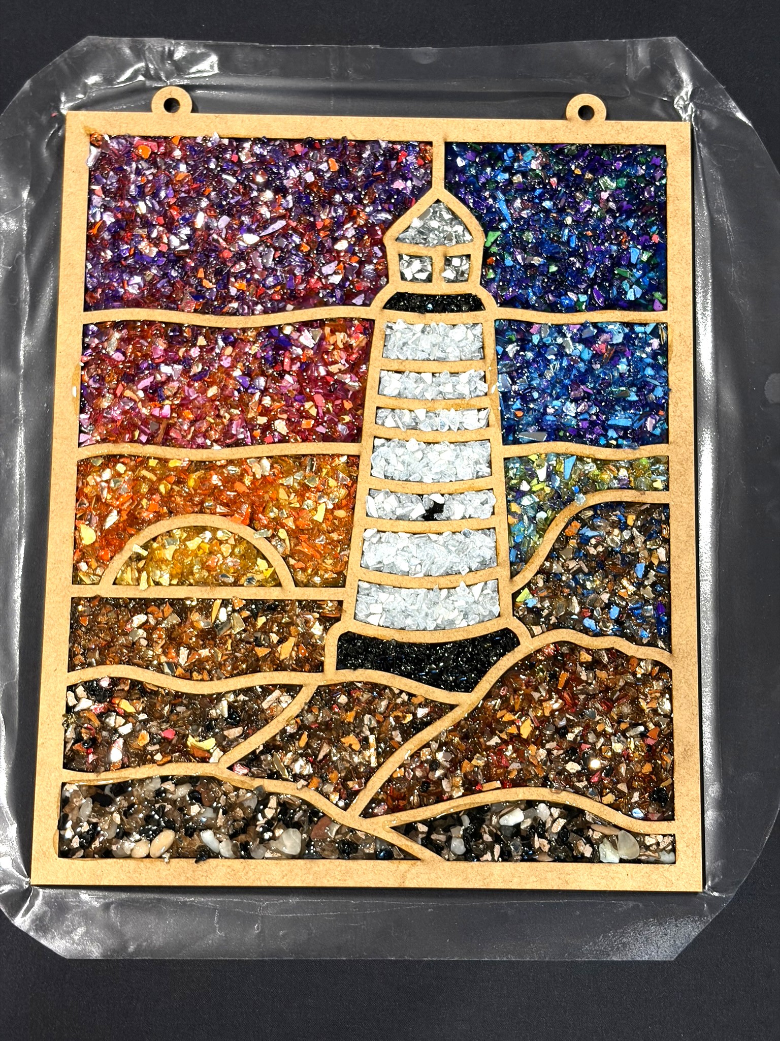 Western Red Brewing Crushed Glass Art Party