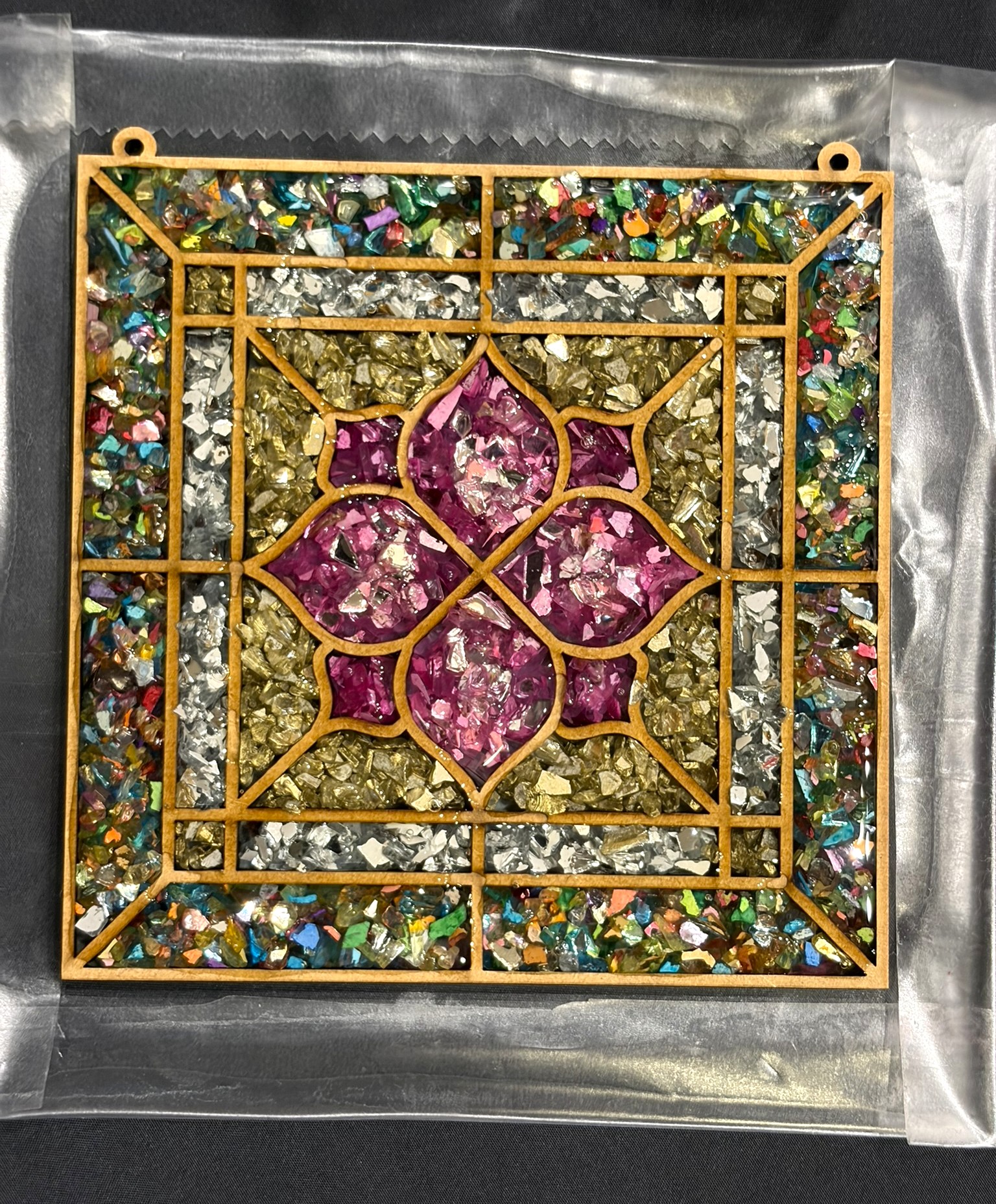 Western Red Brewing Crushed Glass Art Party