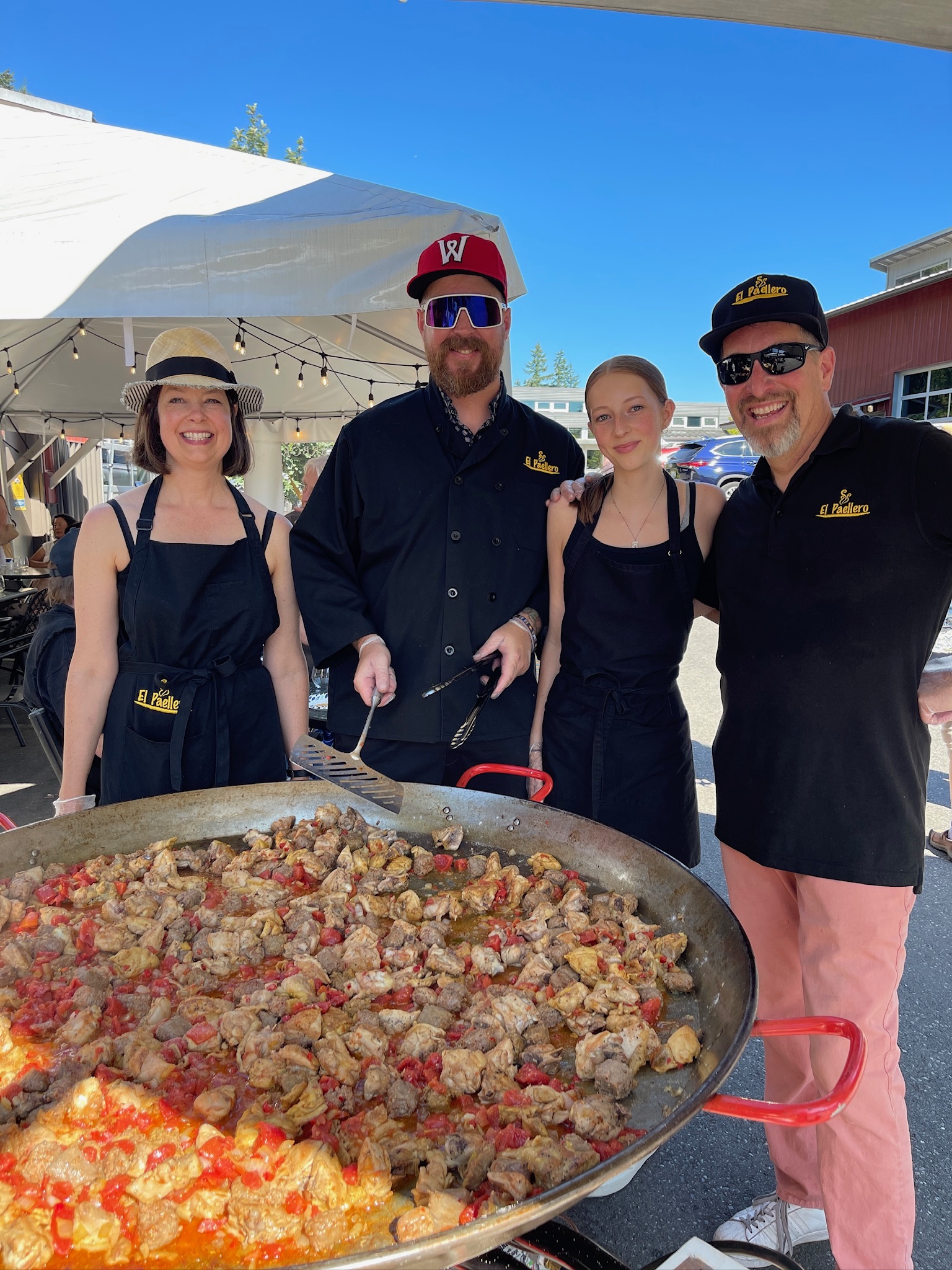 Paella Party at Eagle Harbor Winery