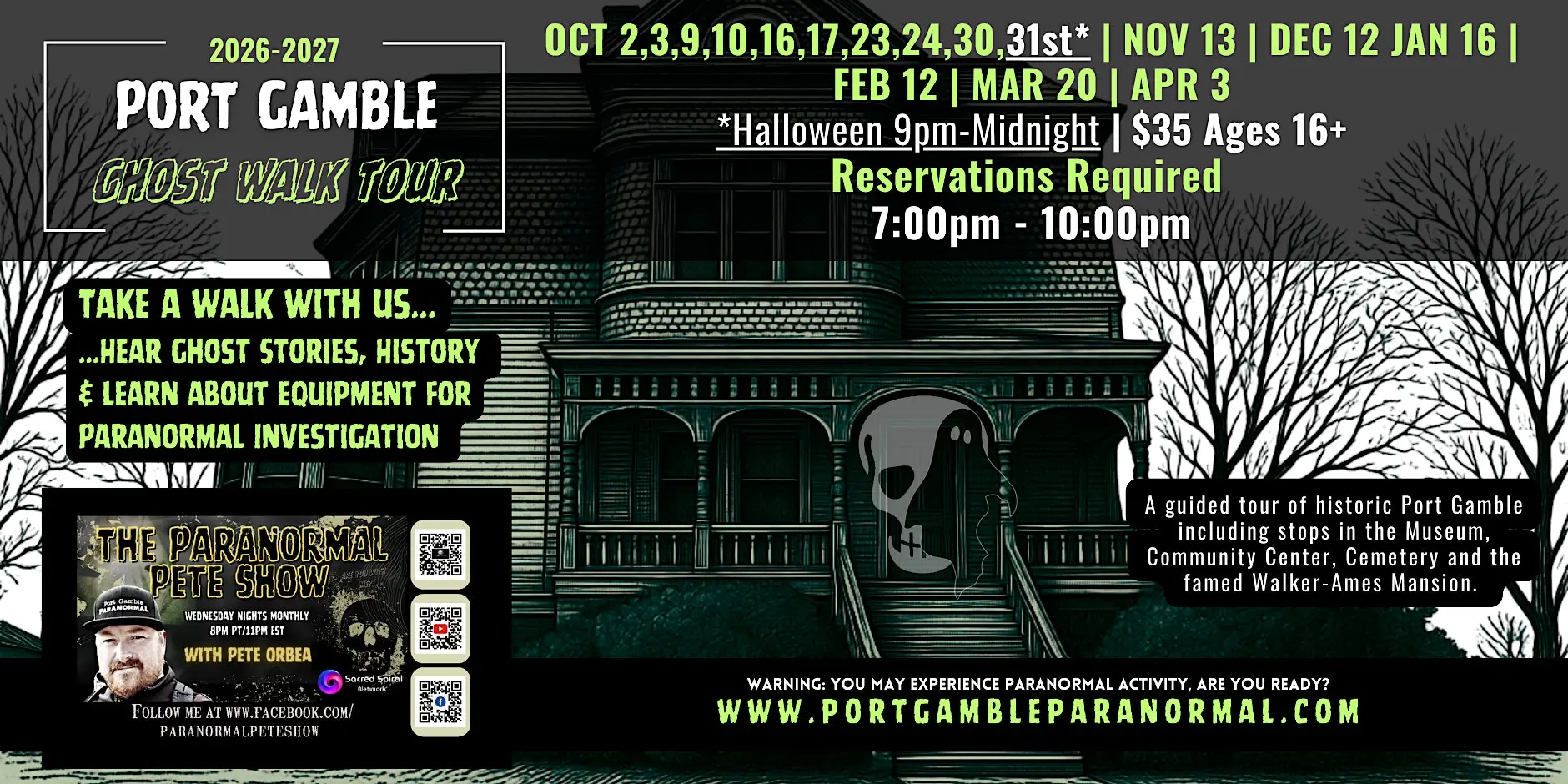 Ghost Walk in Port Gamble